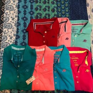 SOLD Lot of 7 Aeropostale Pique A87 Polos